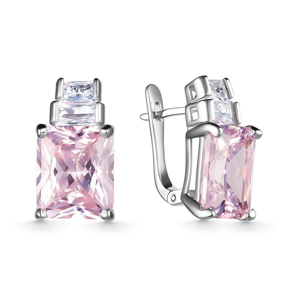 Серьги с английским замком,  серебро 925 проба (Россия) — от 359.82 руб. в сети магазинов DIAMANTE  забронировать в магазине Серьги с английским замком,  серебро 925 проба (Россия)