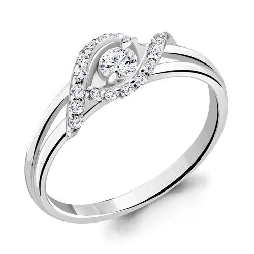 Кольцо декоративное Aquamarine, серебро 925 проба, вставка фианит (Aquamarine, Россия) — от 97.52 руб. в сети магазинов DIAMANTE забронировать в магазине Кольцо декоративное Aquamarine, серебро 925 проба, вставка фианит (Aquamarine, Россия)