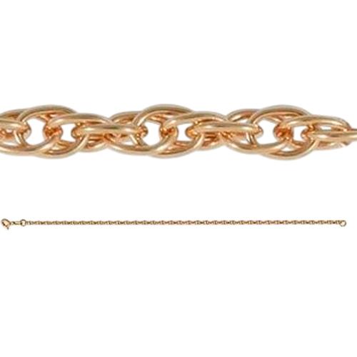 Браслет классический, красное золото 585 проба (Беларусь) — от 1012.42 руб. в сети магазинов DIAMANTE забронировать в магазине Браслет классический, красное золото 585 проба