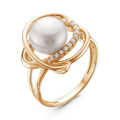 Кольцо декоративное Zlato, золото 585 проба, вставка фианит/жемчуг (Zlato, Россия) — от 2414.55 руб. в сети магазинов DIAMANTE забронировать в магазине Кольцо декоративное Zlato, золото 585 проба, вставка фианит/жемчуг