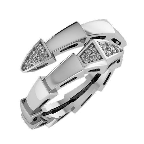 Кольцо декоративное 7 Карат, белое золото 585 проба, вставка фианит (7 Карат, Беларусь) — от 1317.12 руб. в сети магазинов DIAMANTE забронировать в магазине Кольцо декоративное 7 Карат, белое золото 585 проба, вставка фианит