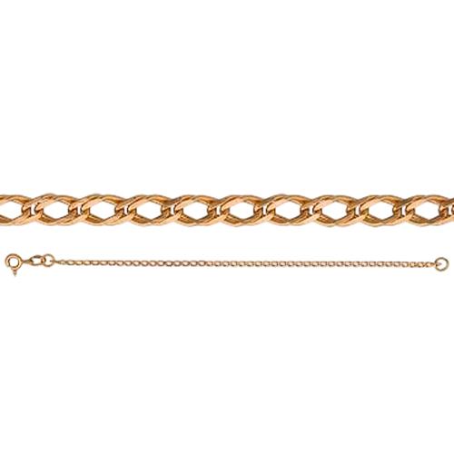 Браслет классический, красное золото 585 проба (Беларусь) — от 650.44 руб. в сети магазинов DIAMANTE забронировать в магазине Браслет классический, красное золото 585 проба