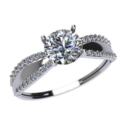 Кольцо помолвочное, серебро 925 проба, вставка фианит (Россия) — от 76.32 руб. в сети магазинов DIAMANTE забронировать в магазине Кольцо помолвочное, серебро 925 проба, вставка фианит