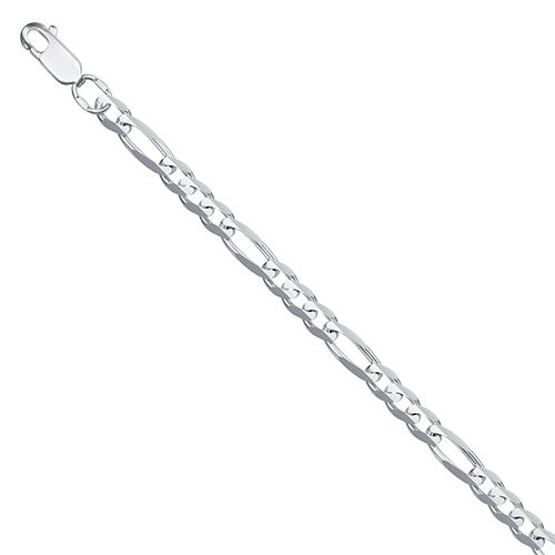 Цепь с плетением "Фигаро" Красцветмет, серебро 925 проба (Красцветмет, Россия) — от 775.01 руб. в сети магазинов DIAMANTE забронировать в магазине Цепь с плетением "Фигаро" Красцветмет, серебро 925 проба