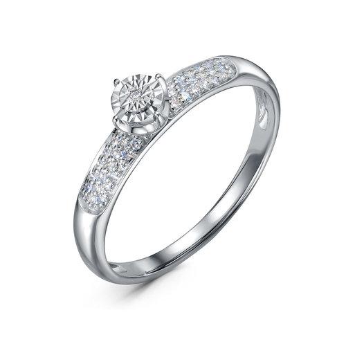 Кольцо помолвочное RoseGrace, белое золото 585 проба (RoseGrace, Россия) — от 2828.44 руб. в сети магазинов DIAMANTE забронировать в магазине Кольцо помолвочное RoseGrace, белое золото 585 проба