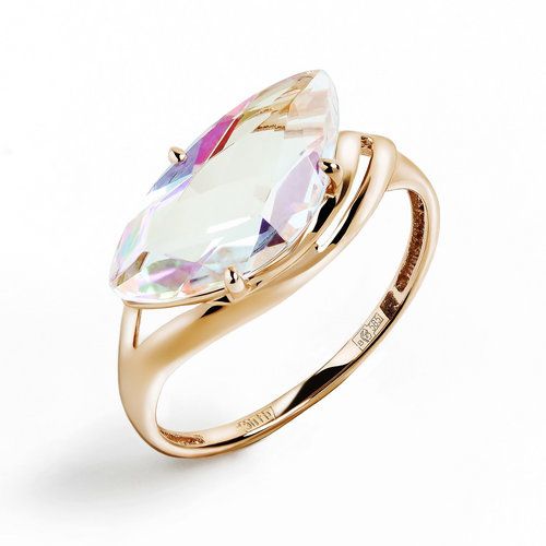 Кольцо декоративное GRANAT JEWELRY, красное золото 585 проба, вставка кварц (GRANAT JEWELRY, Россия) — от 1090.14 руб. в сети магазинов DIAMANTE забронировать в магазине Кольцо декоративное GRANAT JEWELRY, красное золото 585 проба, вставка кварц (GRANAT JEWELRY, Россия)