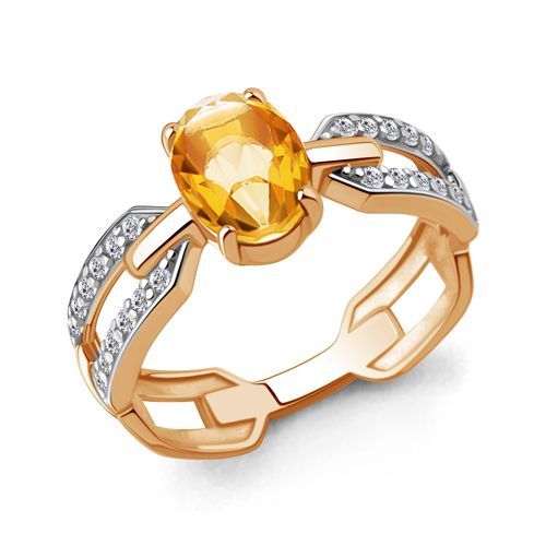 Кольцо декоративное Aquamarine, красное золото 585 проба, вставка фианит (Aquamarine, Россия) — от 2138.85 руб. в сети магазинов DIAMANTE забронировать в магазине Кольцо декоративное Aquamarine, красное золото 585 проба, вставка фианит (Aquamarine, Россия)