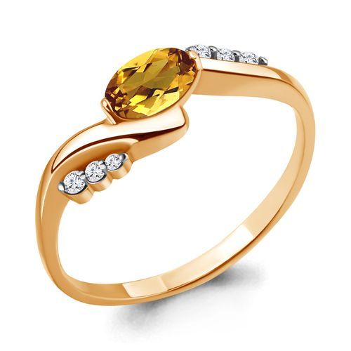 Кольцо декоративное Aquamarine, красное золото 585 проба, вставка фианит (Aquamarine, Россия) — от 1080.45 руб. в сети магазинов DIAMANTE забронировать в магазине Кольцо декоративное Aquamarine, красное золото 585 проба, вставка фианит (Aquamarine, Россия)