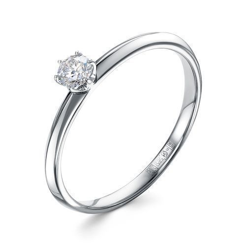 Кольцо помолвочное Diamond Union, белое золото 585 проба, вставка бриллиант (Diamond Union, Россия) — от 2903.00 руб. в сети магазинов DIAMANTE забронировать в магазине Кольцо помолвочное Diamond Union, белое золото 585 проба, вставка бриллиант (Diamond Union, Россия)