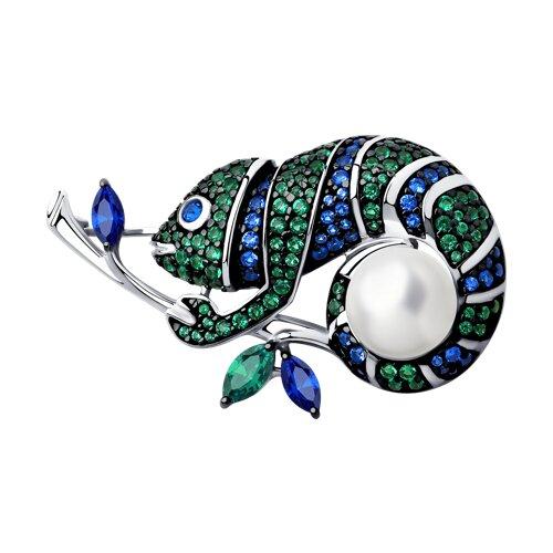 Брошь SOKOLOV, серебро 925 проба (SOKOLOV, Россия) — от 276.88 руб. в сети магазинов DIAMANTE забронировать в магазине Брошь SOKOLOV, серебро 925 проба