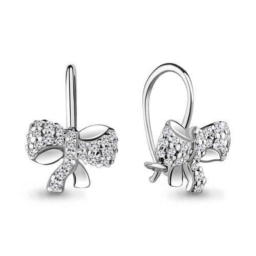 Серьги детские Aquamarine, серебро 925 проба, вставка фианит (Aquamarine, Россия) — от 98.64 руб. в сети магазинов DIAMANTE забронировать в магазине Серьги детские Aquamarine, серебро 925 проба, вставка фианит