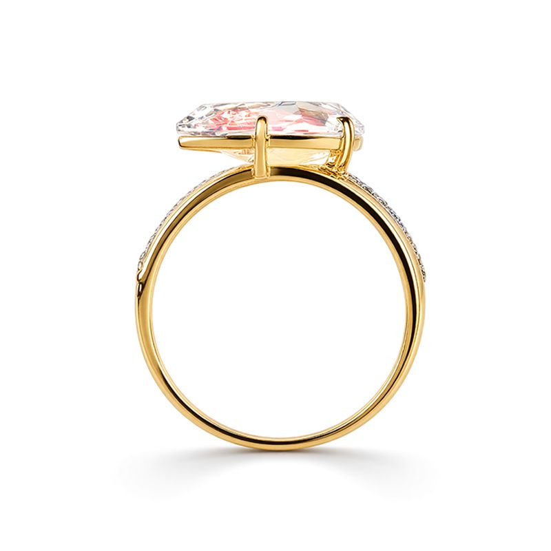 Кольцо декоративное GRANAT JEWELRY, красное золото 585 проба, вставка фианит (GRANAT JEWELRY, Россия) — от 1557.58 руб. в сети магазинов DIAMANTE забронировать в магазине Кольцо декоративное GRANAT JEWELRY, красное золото 585 проба, вставка фианит (GRANAT JEWELRY, Россия)