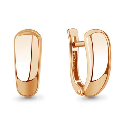 Серьги с английским замком 7 Карат, красное золото 585 проба (7 Карат, Беларусь) — от 1911.00 руб. в сети магазинов DIAMANTE забронировать в магазине Серьги с английским замком 7 Карат, красное золото 585 проба