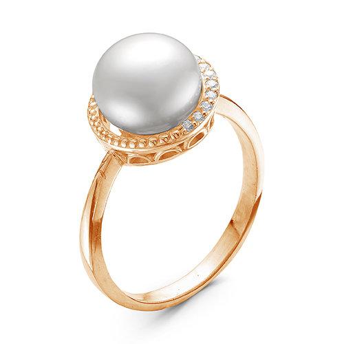 Кольцо декоративное 7 Карат, красное золото 585 проба, вставка жемчуг (7 Карат, Беларусь) — от 2234.40 руб. в сети магазинов DIAMANTE забронировать в магазине Кольцо декоративное 7 Карат, красное золото 585 проба, вставка жемчуг