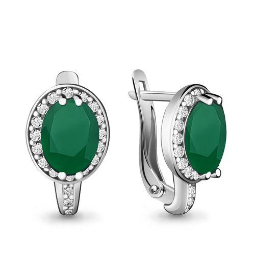Серьги с английским замком Aquamarine, серебро 925 проба, вставка фианит (Aquamarine, Россия) — от 186.29 руб. в сети магазинов DIAMANTE забронировать в магазине Серьги с английским замком Aquamarine, серебро 925 проба, вставка фианит (Aquamarine, Россия)