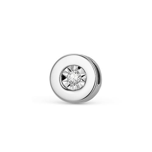 Подвеска шарм LUCKY DIAMOND, белое золото 585 проба, вставка бриллиант (LUCKY DIAMOND, Россия) — от 1527.35 руб. в сети магазинов DIAMANTE забронировать в магазине Подвеска шарм LUCKY DIAMOND, белое золото 585 проба, вставка бриллиант (LUCKY DIAMOND, Россия)