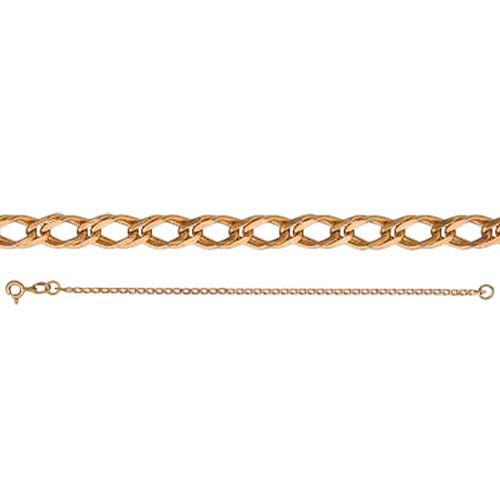 Браслет классический, красное золото 585 проба (Беларусь) — от 712.66 руб. в сети магазинов DIAMANTE забронировать в магазине Браслет классический, красное золото 585 проба