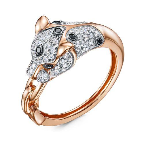 Кольцо декоративное, красное золото 585 проба, вставка фианит (Беларусь) — от 2172.95 руб. в сети магазинов DIAMANTE забронировать в магазине Кольцо декоративное, красное золото 585 проба, вставка фианит (Беларусь)