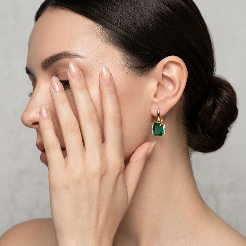 Серьги с английским замком GRANAT JEWELRY, красное золото 585 проба, вставка турмалин (GRANAT JEWELRY, Россия) — от 2979.20 руб. в сети магазинов DIAMANTE забронировать в магазине Серьги с английским замком GRANAT JEWELRY, красное золото 585 проба, вставка турмалин (GRANAT JEWELRY, Россия)
