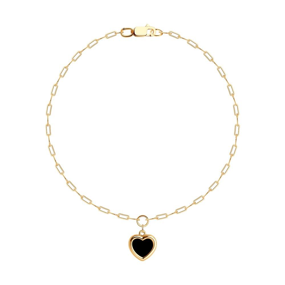 Браслет декоративный, красное золото 585 проба, вставка агат (Россия) — от 1254.66 руб. в сети магазинов DIAMANTE забронировать в магазине Браслет декоративный, красное золото 585 проба, вставка агат (Россия)