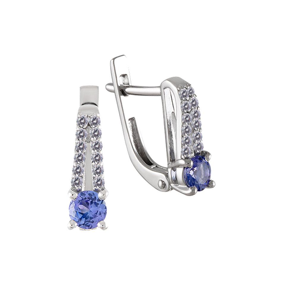 Серьги с английским замком, серебро 925 проба (Россия) — от 365.45 руб. в сети магазинов DIAMANTE забронировать в магазине Серьги с английским замком, серебро 925 проба (Россия)