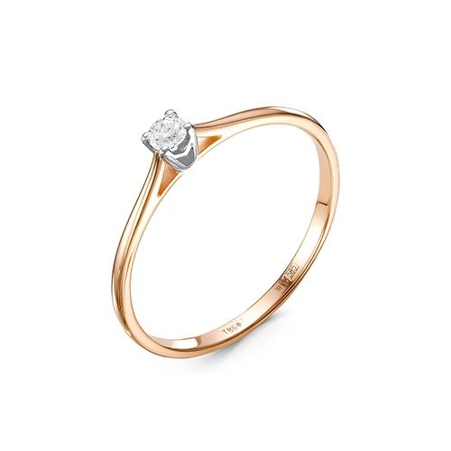 Кольцо помолвочное RoseGrace, красное золото 585 проба, вставка бриллиант (RoseGrace, Россия) — от 1891.12 руб. в сети магазинов DIAMANTE забронировать в магазине Кольцо помолвочное RoseGrace, красное золото 585 проба, вставка бриллиант (RoseGrace, Россия)