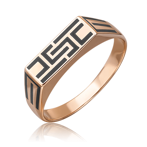 Кольцо печатка Platina Jewelry, красное золото 585 проба, вставка эмаль (Platina Jewelry, Россия) — от 2594.20 руб. в сети магазинов DIAMANTE забронировать в магазине Кольцо печатка Platina Jewelry, красное золото 585 проба, вставка эмаль (Platina Jewelry, Россия)