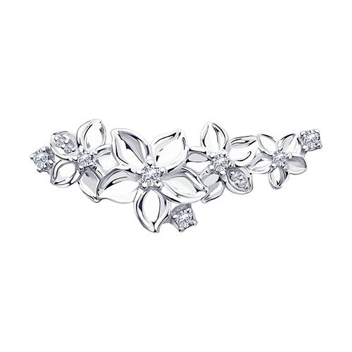 Брошь Diamant, серебро 925 проба (Diamant, Россия) — от 67.20 руб. в сети магазинов DIAMANTE забронировать в магазине Брошь Diamant, серебро 925 проба