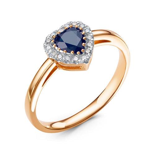 Кольцо декоративное RoseGrace, красное золото 585 проба, вставка сапфир (RoseGrace, Россия) — от 4310.14 руб. в сети магазинов DIAMANTE забронировать в магазине Кольцо декоративное RoseGrace, красное золото 585 проба, вставка сапфир (RoseGrace, Россия)
