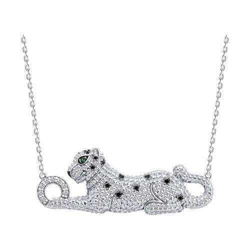 Колье SOKOLOV,  серебро 925 проба, вставка эмаль (SOKOLOV, Россия) — от 424.10 руб. в сети магазинов DIAMANTE  забронировать в магазине Колье SOKOLOV,  серебро 925 проба, вставка эмаль