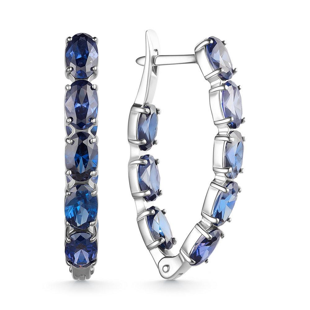 Серьги с английским замком, серебро 925 проба, вставка фианит (Россия) — от 433.22 руб. в сети магазинов DIAMANTE забронировать в магазине Серьги с английским замком, серебро 925 проба, вставка фианит (Россия)