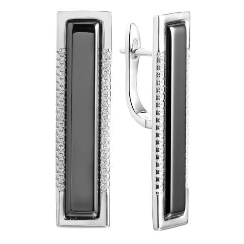 Серьги с английским замком Fresh Jewelry, серебро 925 проба, вставка керамика (Fresh Jewelry, Россия) — от 356.26 руб. в сети магазинов DIAMANTE забронировать в магазине Серьги с английским замком Fresh Jewelry, серебро 925 проба, вставка керамика (Fresh Jewelry, Россия)