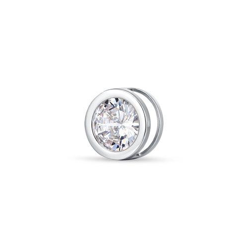 Подвеска шарм BUBLIK JEWELRY, серебро 925 проба, вставка фианит (BUBLIK JEWELRY, Россия) — от 85.38 руб. в сети магазинов DIAMANTE забронировать в магазине Подвеска шарм BUBLIK JEWELRY, серебро 925 проба, вставка фианит
