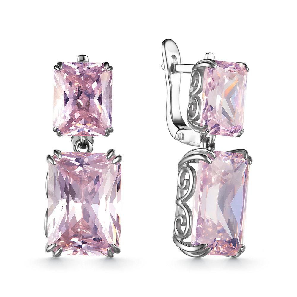 Серьги длинные, серебро 925 проба (Россия) — от 574.53 руб. в сети магазинов DIAMANTE забронировать в магазине Серьги длинные, серебро 925 проба (Россия)