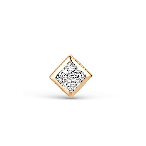 Подвеска шарм LUCKY DIAMOND, красное золото 585 проба, вставка бриллиант (LUCKY DIAMOND, Россия) — от 1492.39 руб. в сети магазинов DIAMANTE забронировать в магазине Подвеска шарм LUCKY DIAMOND, красное золото 585 проба, вставка бриллиант (LUCKY DIAMOND, Россия)