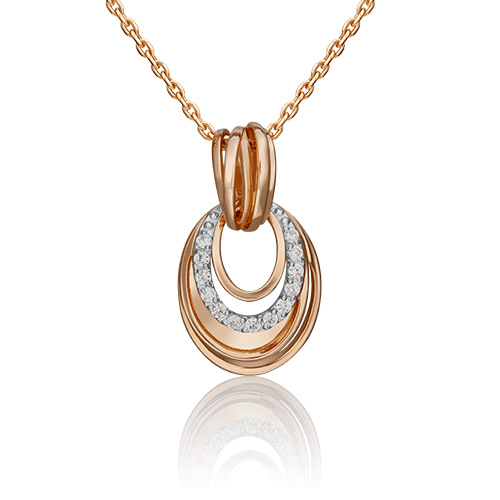 Подвеска декоративная Platina Jewelry, красное золото 585 проба, вставка фианит (Platina Jewelry, Россия) — от 821.42 руб. в сети магазинов DIAMANTE забронировать в магазине Подвеска декоративная Platina Jewelry, красное золото 585 проба, вставка фианит (Platina Jewelry, Россия)