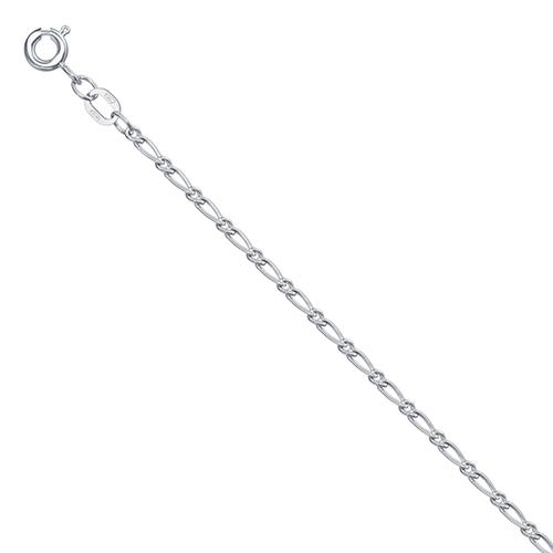 Цепь с плетением "Фигаро" Красцветмет, серебро 925 проба (Красцветмет, Россия) — от 129.17 руб. в сети магазинов DIAMANTE забронировать в магазине Цепь с плетением "Фигаро" Красцветмет, серебро 925 проба