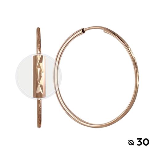 Серьги Конго, красное золото 585 проба (Беларусь) — от 1215.15 руб. в сети магазинов DIAMANTE забронировать в магазине Серьги Конго, красное золото 585 проба (Беларусь)