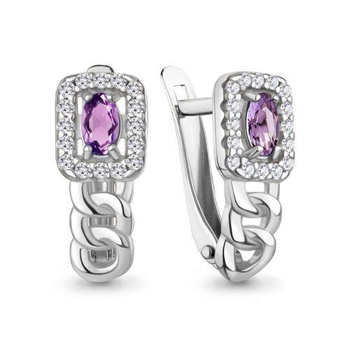 Серьги с английским замком Aquamarine, серебро 925 проба, вставка фианит (Aquamarine, Россия) — от 153.76 руб. в сети магазинов DIAMANTE забронировать в магазине Серьги с английским замком Aquamarine, серебро 925 проба, вставка фианит (Aquamarine, Россия)