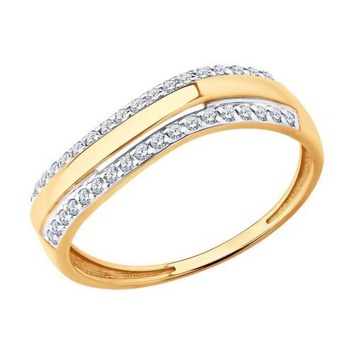 Кольцо декоративное Diamant, красное золото 585 проба, вставка фианит (Diamant, Россия) — от 1198.95 руб. в сети магазинов DIAMANTE забронировать в магазине Кольцо декоративное Diamant, красное золото 585 проба, вставка фианит (Diamant, Россия)