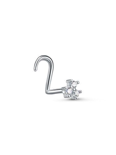 Пирсинг в нос Oasis, серебро 925 проба (Oasis, Россия) — от 54.19 руб. в сети магазинов DIAMANTE забронировать в магазине Пирсинг в нос Oasis, серебро 925 проба (Oasis, Россия)