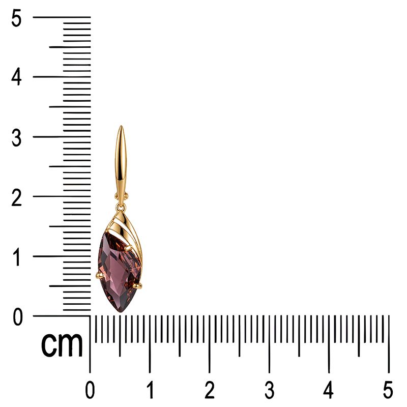 Серьги длинные GRANAT JEWELRY, красное золото 585 проба, вставка раухтопаз (GRANAT JEWELRY, Россия) — от 2154.60 руб. в сети магазинов DIAMANTE забронировать в магазине Серьги длинные GRANAT JEWELRY, красное золото 585 проба, вставка раухтопаз (GRANAT JEWELRY, Россия)