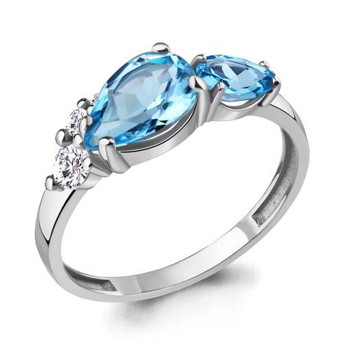 Кольцо декоративное Aquamarine, серебро 925 проба, вставка фианит (Aquamarine, Россия) — от 93.06 руб. в сети магазинов DIAMANTE забронировать в магазине Кольцо декоративное Aquamarine, серебро 925 проба, вставка фианит (Aquamarine, Россия)