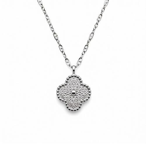 Колье, серебро 925 проба, вставка фианит (Турция) — от 177.11 руб. в сети магазинов DIAMANTE забронировать в магазине Колье, серебро 925 проба, вставка фианит