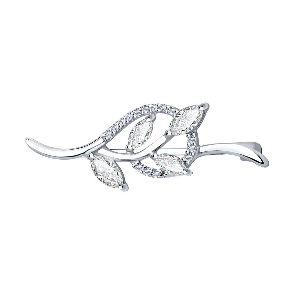 Брошь SOKOLOV, серебро 925 проба (SOKOLOV, Россия) — от 114.29 руб. в сети магазинов DIAMANTE забронировать в магазине Брошь SOKOLOV, серебро 925 проба (SOKOLOV, Россия)