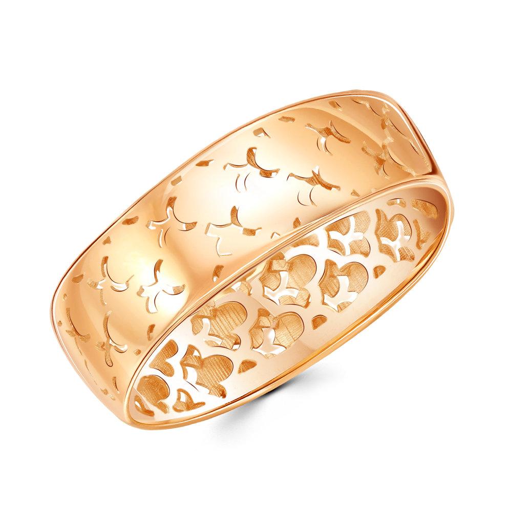 Кольцо декоративное 7 Карат, красное золото 585 проба (7 Карат, Беларусь) — от 1293.60 руб. в сети магазинов DIAMANTE забронировать в магазине Кольцо декоративное 7 Карат, красное золото 585 проба