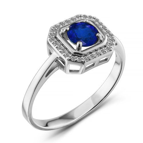 Кольцо декоративное Era Jewellery, белое золото 585 проба, вставка сапфир (Era Jewellery, Россия) — от 4501.08 руб. в сети магазинов DIAMANTE забронировать в магазине Кольцо декоративное Era Jewellery, белое золото 585 проба, вставка сапфир (Era Jewellery, Россия)