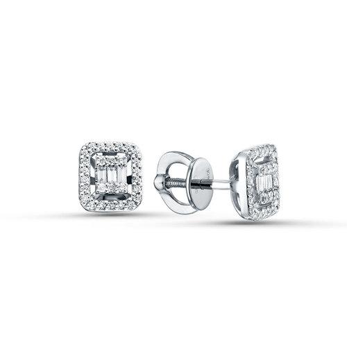 Серьги пусеты Era Jewelry, золото 585 проба, вставка бриллиант (Era Jewelry, Россия) — от 5308.30 руб. в сети магазинов DIAMANTE забронировать в магазине Серьги пусеты Era Jewelry, золото 585 проба, вставка бриллиант