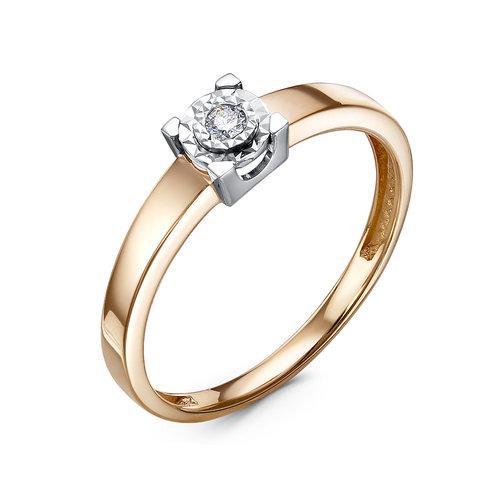 Кольцо помолвочное RoseGrace, красное золото 585 проба (RoseGrace, Россия) — от 3117.44 руб. в сети магазинов DIAMANTE забронировать в магазине Кольцо помолвочное RoseGrace, красное золото 585 проба
