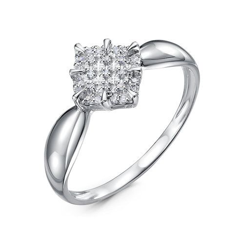 Кольцо декоративное RoseGrace, белое золото 585 проба, вставка бриллиант (RoseGrace, Россия) — от 1961.53 руб. в сети магазинов DIAMANTE забронировать в магазине Кольцо декоративное RoseGrace, белое золото 585 проба, вставка бриллиант (RoseGrace, Россия)